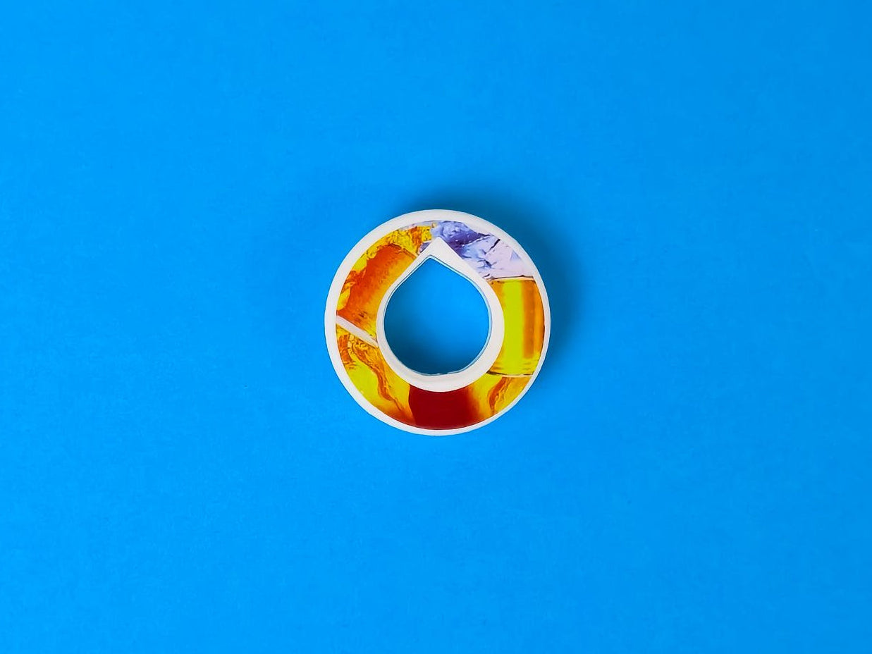 Hydrink Energi Aroma Ring med blå baggrund